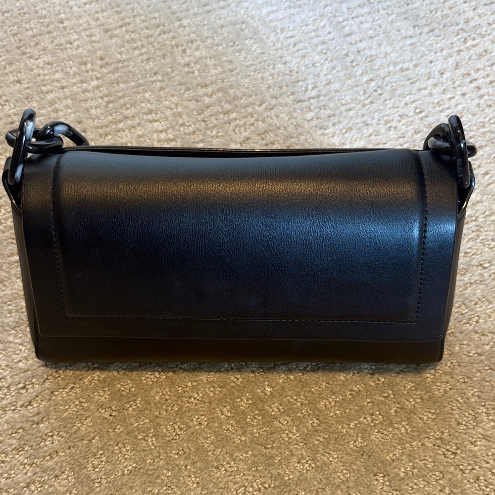 Black Chain Shoulder Bag - Picture 7 of 8